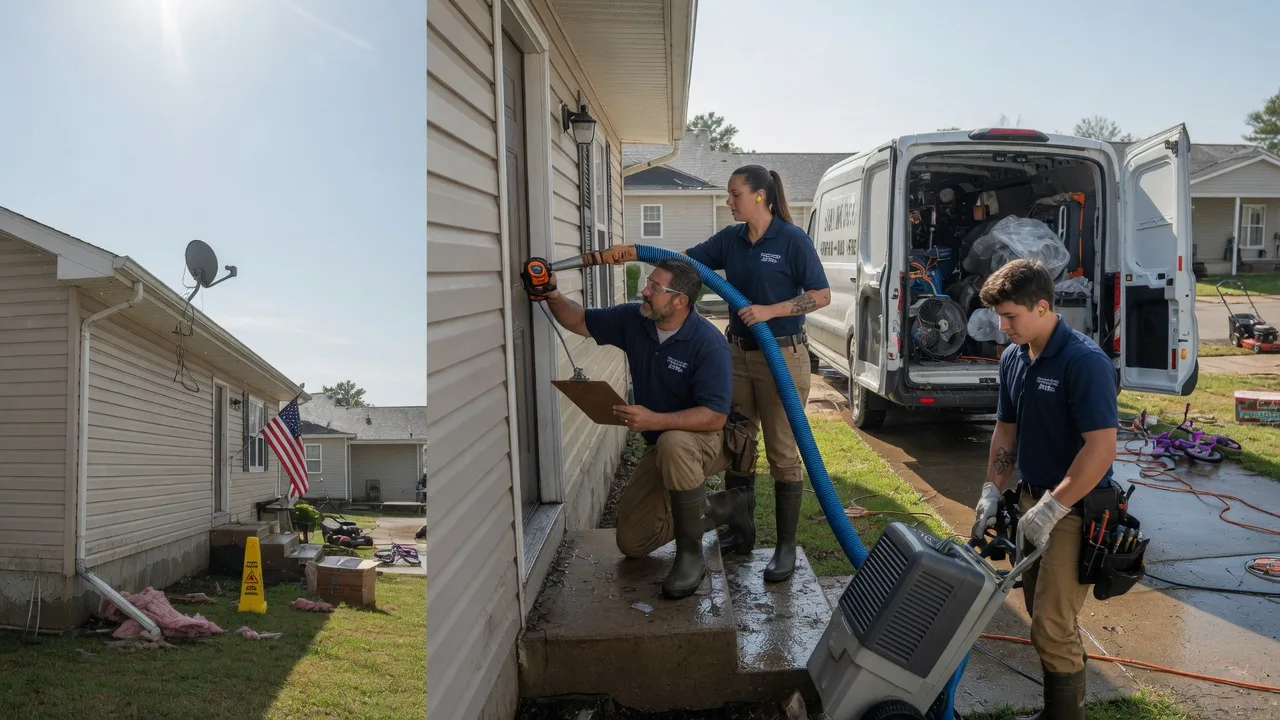 Ceiling Water Damage Restoration in Johnsonburg, PA near me
